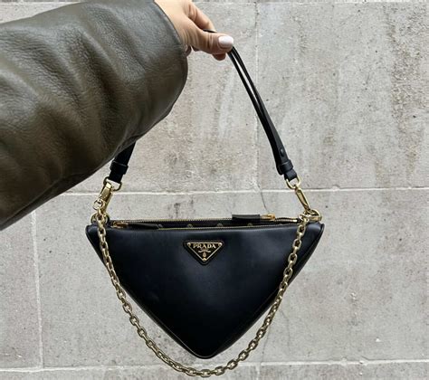 prada triangle diamond bag|prada symbole bag.